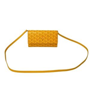 GOYARD Varenne Pouch Wallet Shoulder Bag Yellow